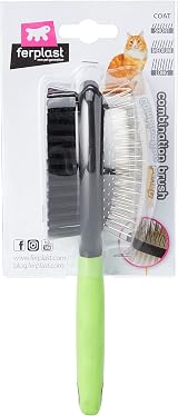 Ferplast Combination Brush for Cats GRO 5798 Delicate Tips Soft Bristles view 4