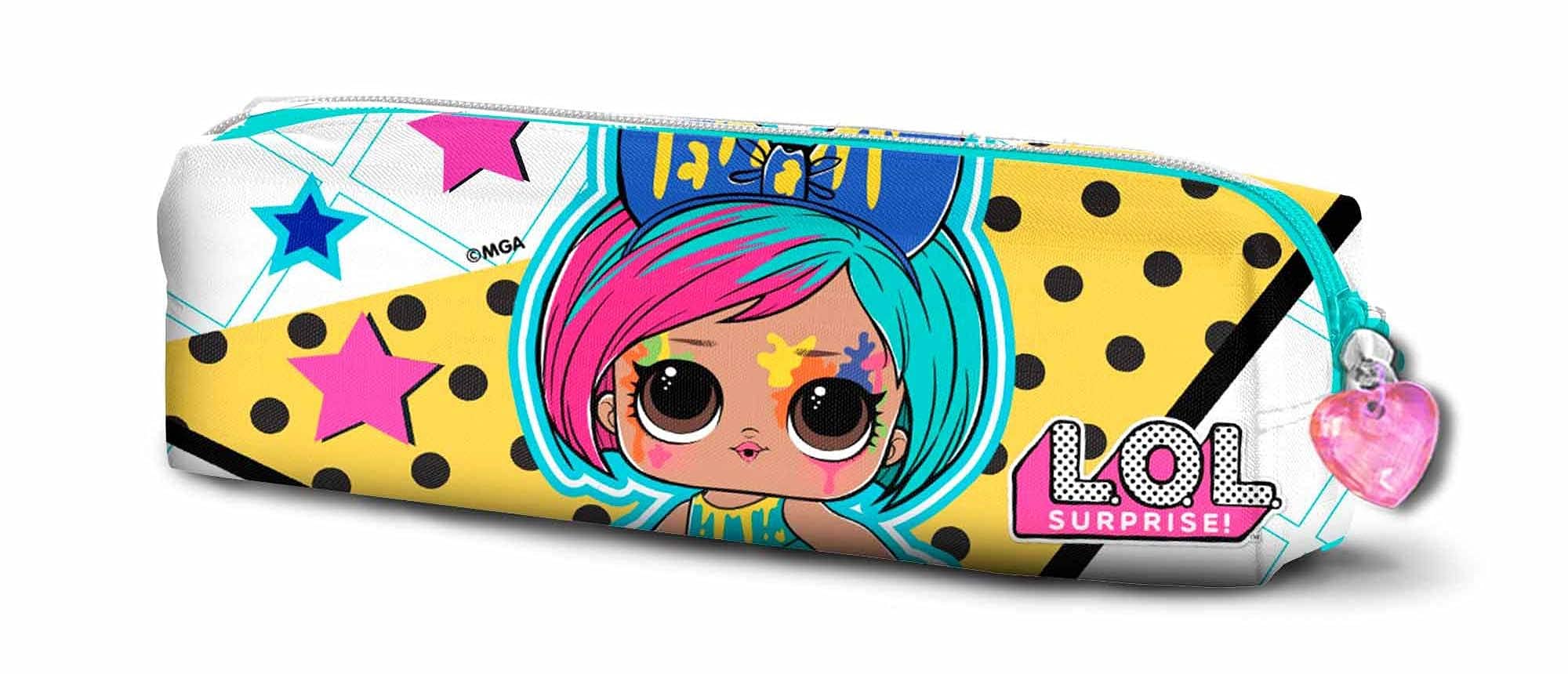 LOL Surprise Art-Square Pencil Case, Multicolour, 21 x 7 cm