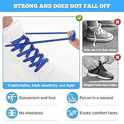 Flat Elastic No Tie Shoe Laces for