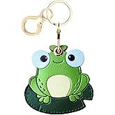 Leather Keychain Holder Case Compatible with AirTag,Cute air tag Cover with Keychain Ring,GPS Tracker Case for Keys