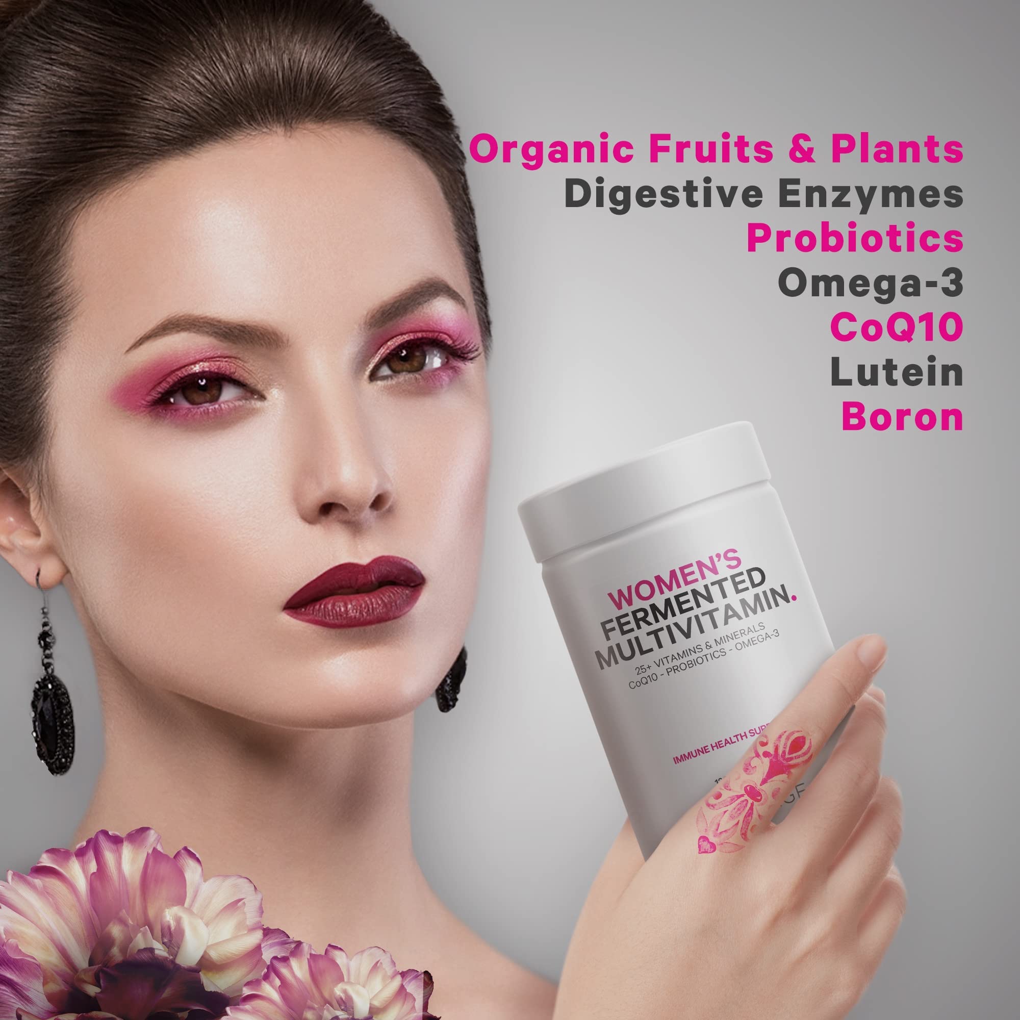 Codeage Daily Multivitamin Bundle: Women's & Men's Multivitamins, B-Vitamins, Probiotics, Food-Based Blends, 120 Capsules Per Bottle