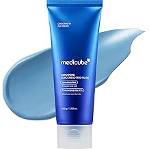 Medicube Zero Pore Blackhead Mud Facial Mask - Skin Cooling &amp; Pore Tightening - 3 Minute Quick Dry Formula with AHA, BHA, PHA