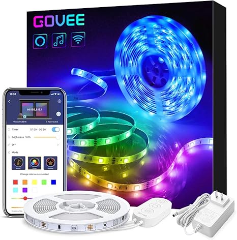 Amazon Com Govee Smart Wifi Led Strip Lights Works With Alexa