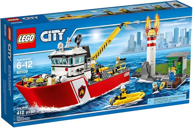 lego city 2008 fire boat