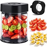 Hendiy Fruit Slicer Cup | Cuts Strawberries, Cuts Grapes, Cuts Eggs, Even Pieces in Seconds