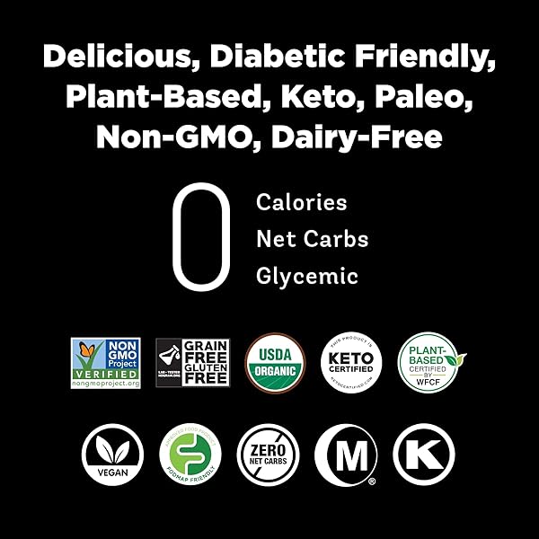 RXSUGAR DELICIOUS PLANT-BASED ORGANIC SINGLE PACK LIQUID SUGAR, 16 OZ | ALLULOSE SWEETENER