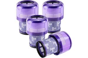 Mokchance 4 Pack V15 V11 Vacuum Filters Replacement for Dyson V15 Detect V11 Animal V11 Torque Drive V11 Extra Cordless Vacuum Cleaner, For Dyson V15s Detect Submarine Filter, Part No. 970013-02