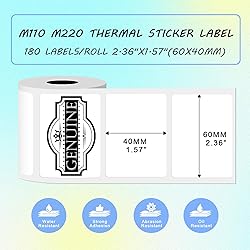 Thermal Labels Compatible with Phomemo M220/M200
