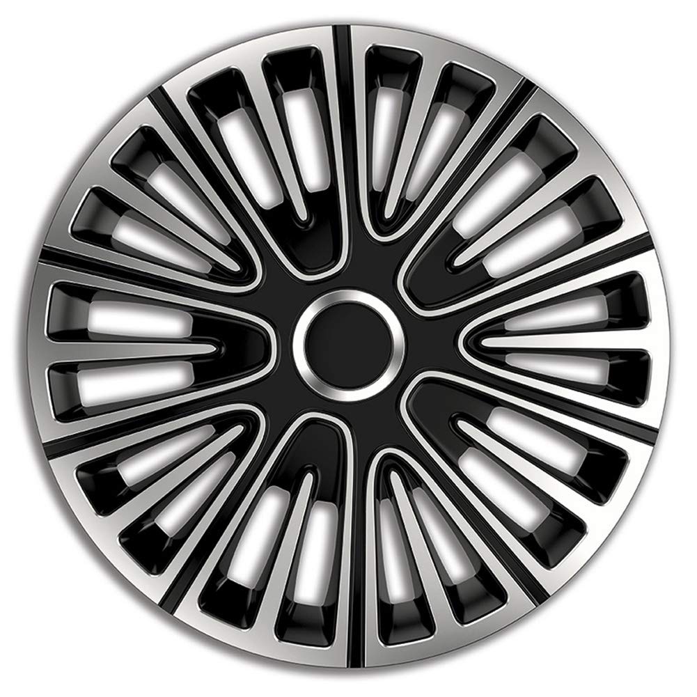 AutoStyle Set of 4 wheel covers Motion 16-inch silver/black