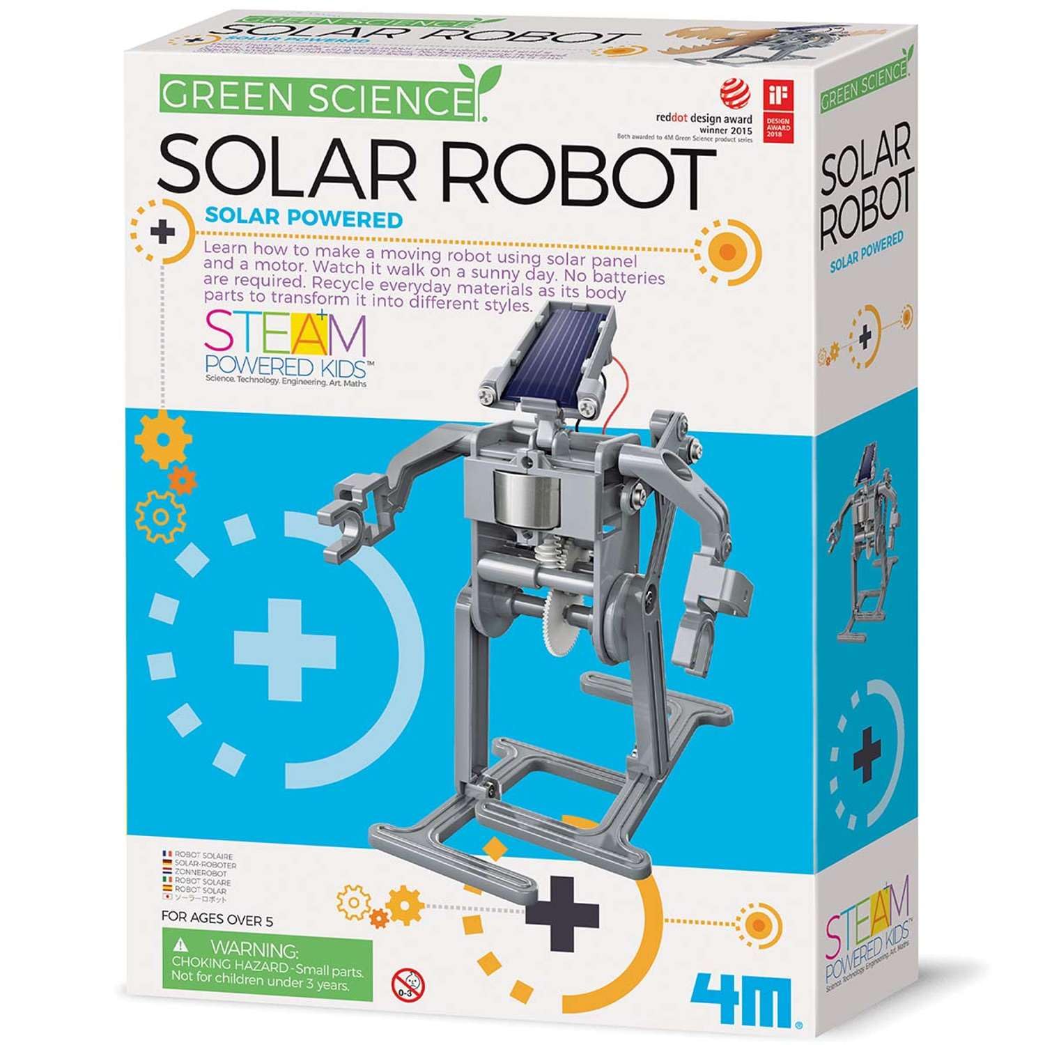 4M - Robot Solaire - Kit de Fabrication - Robotics - Adults - Mixed - Unisex - Age 14+