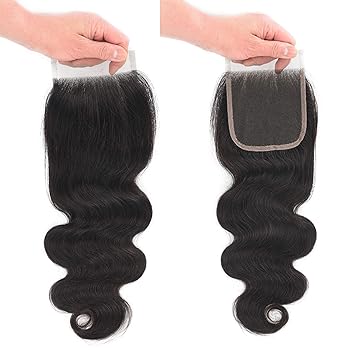Amazon Com Ali Rain Human Hair Body Wave Closure Virgin