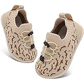 FEETCITY Baby Shoes Boys Girls First Walking Shoes Lightweight Infant Sneakers Slip On Shoe