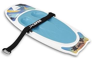 Xspec Kneeboard with Hook Strap for Knee Surfing Boating Waterboarding Kneeling with Padded Foam Surface for Kids, Teens & Adults