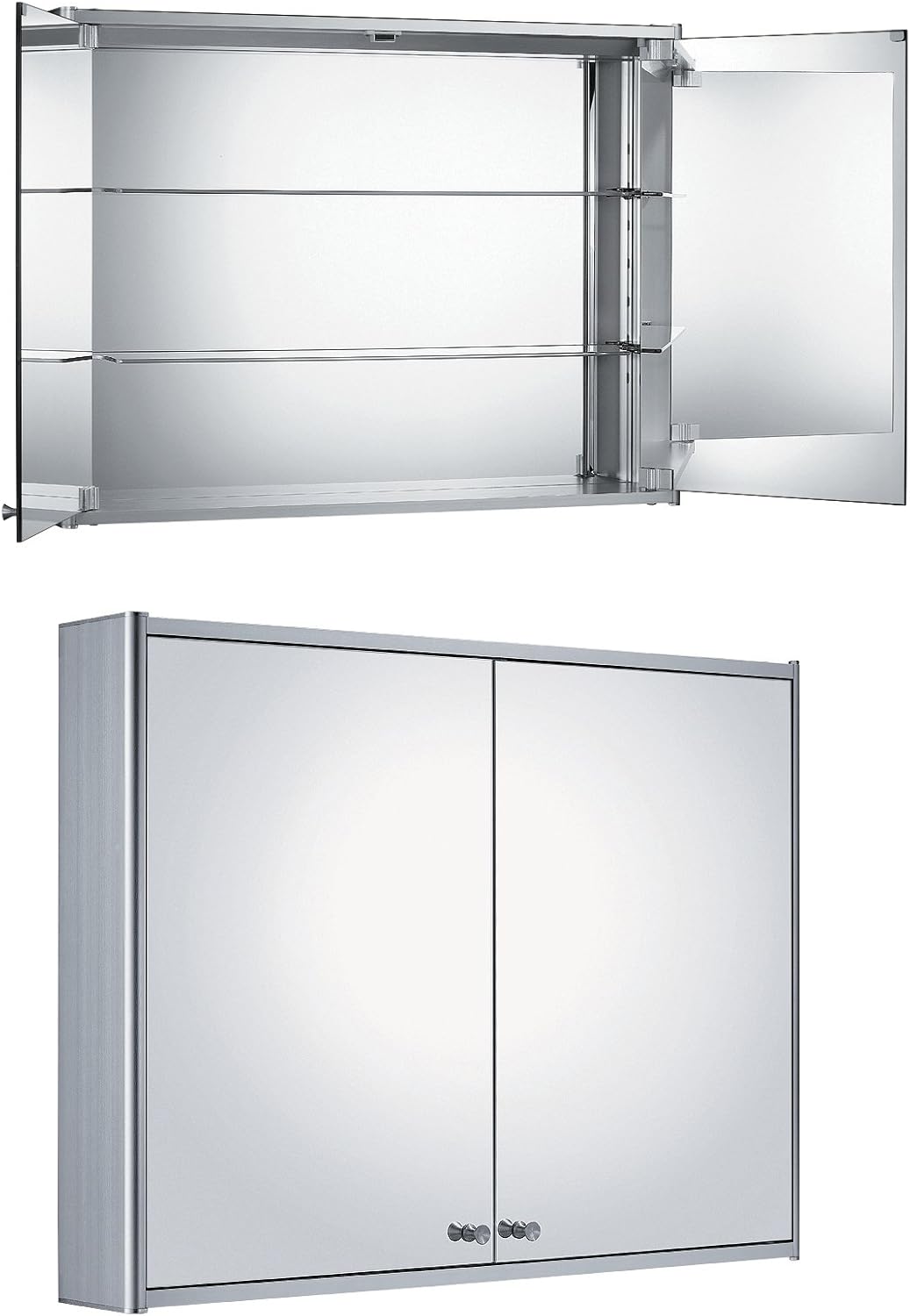 Amazon Com Whitehaus Collection Whcar 48 Medicine Cabinet Aluminum Home Improvement