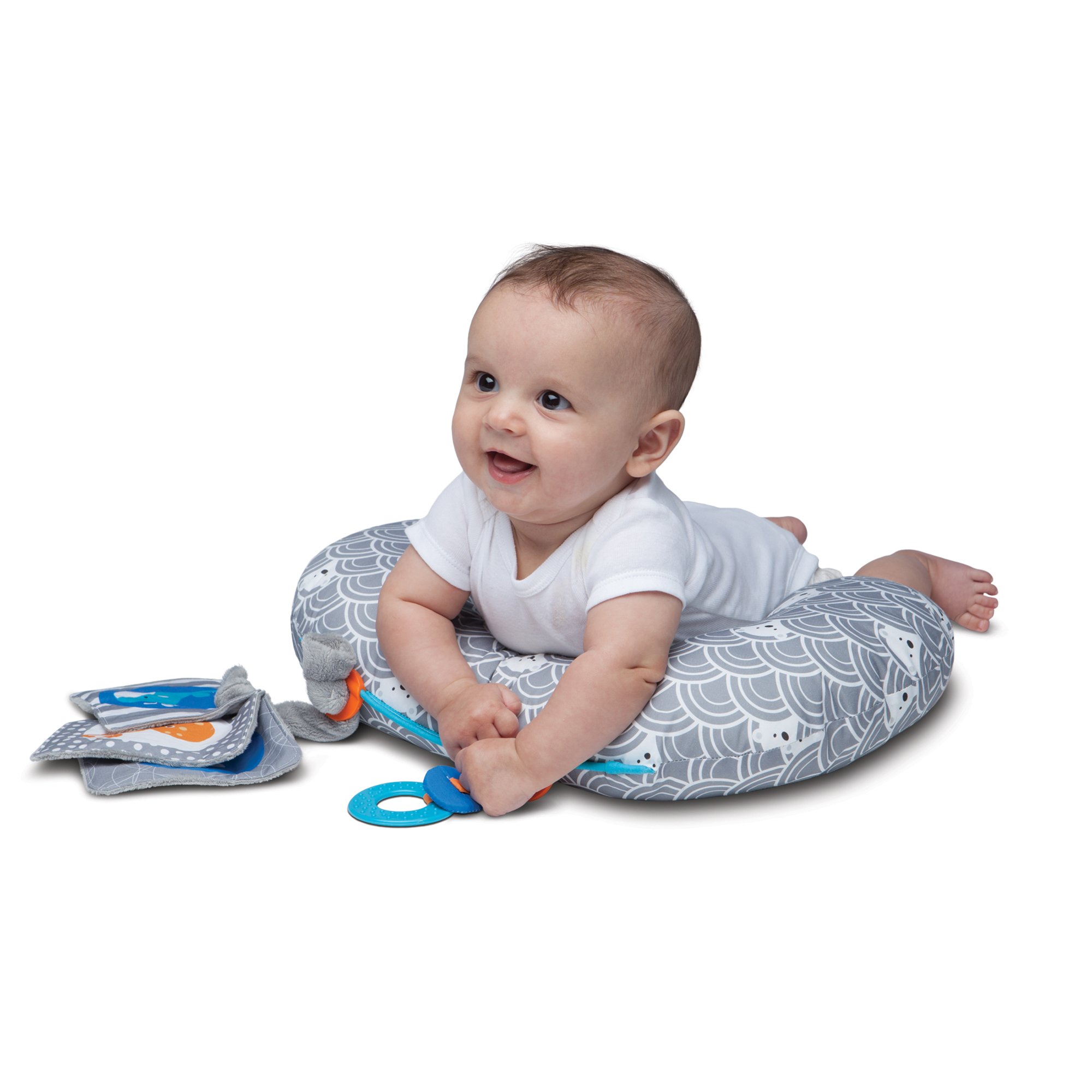 Mua Boppy Tummy Time Pillow, Sea Explorers Gray trên Amazon Mỹ chính