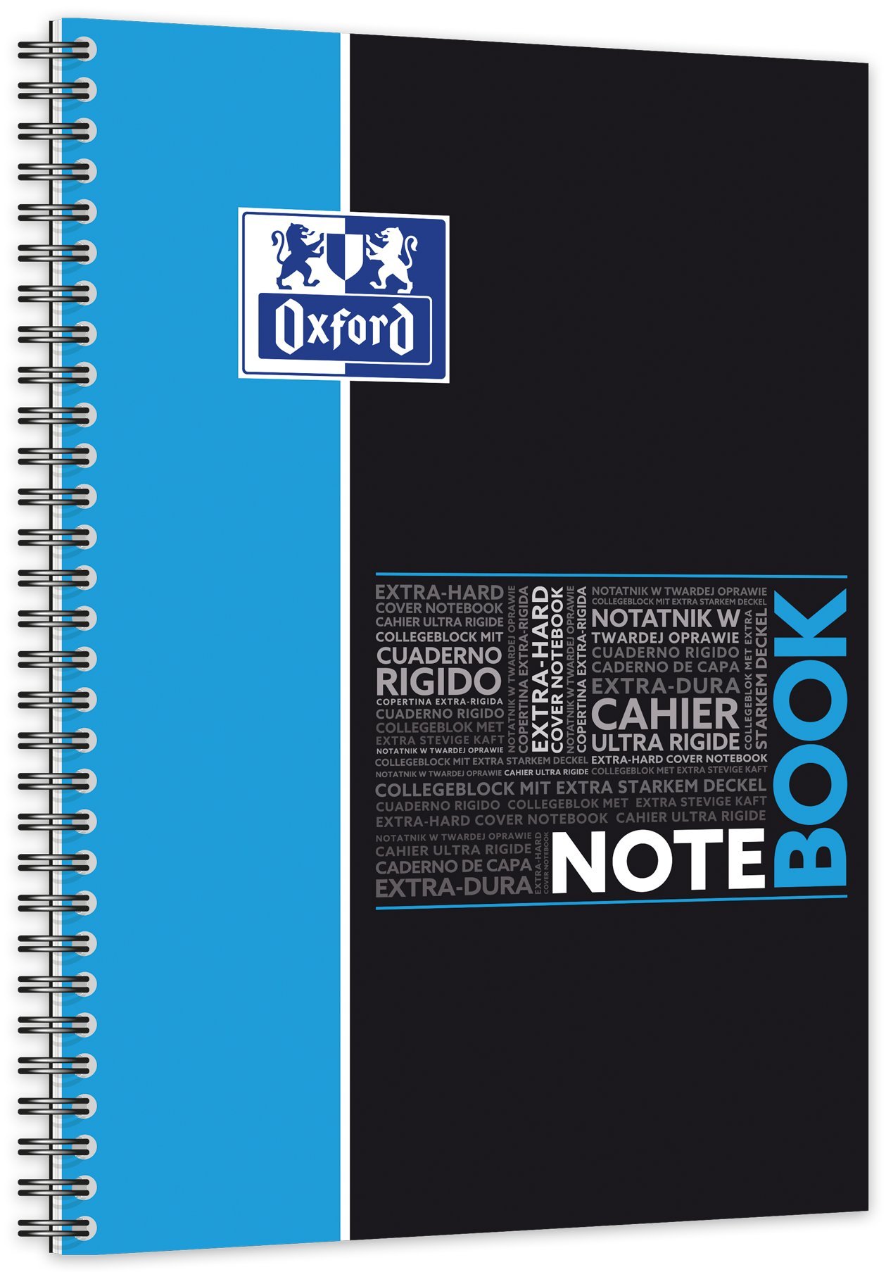 Oxford Notebook Spiral Student Notebook 160 Pages Ruled 7mm 17.5 x 25cm