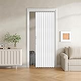 JILRON 100% Blackout Fabric Folding Door Curtain