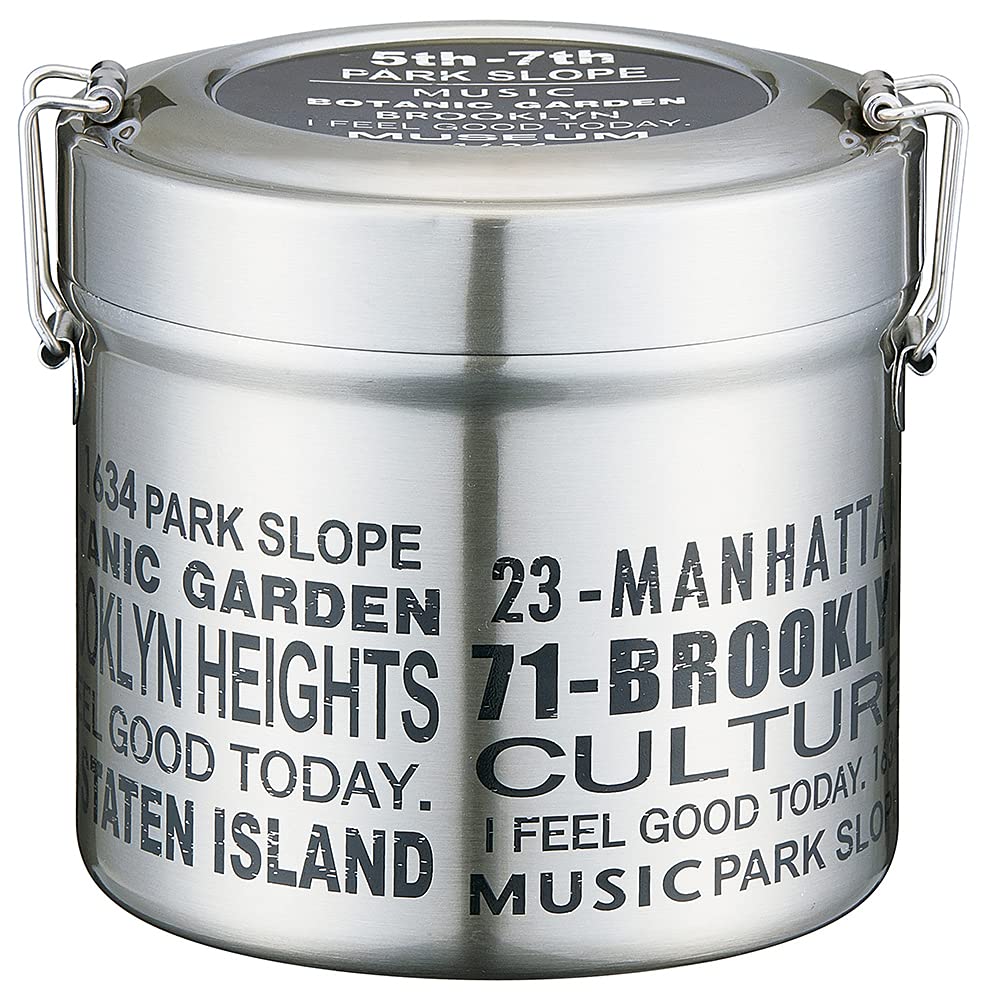 スケーター (skater) 保温 保冷 真空 ステンレス ランチボックス DX 640ml 超軽量 抗菌 ブルックリン STLB2DXAG-A商品画像