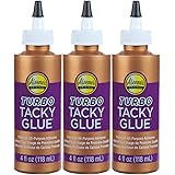 Aleene's Turbo Tacky Glue, 4 FL OZ - 3 Pack, Multi