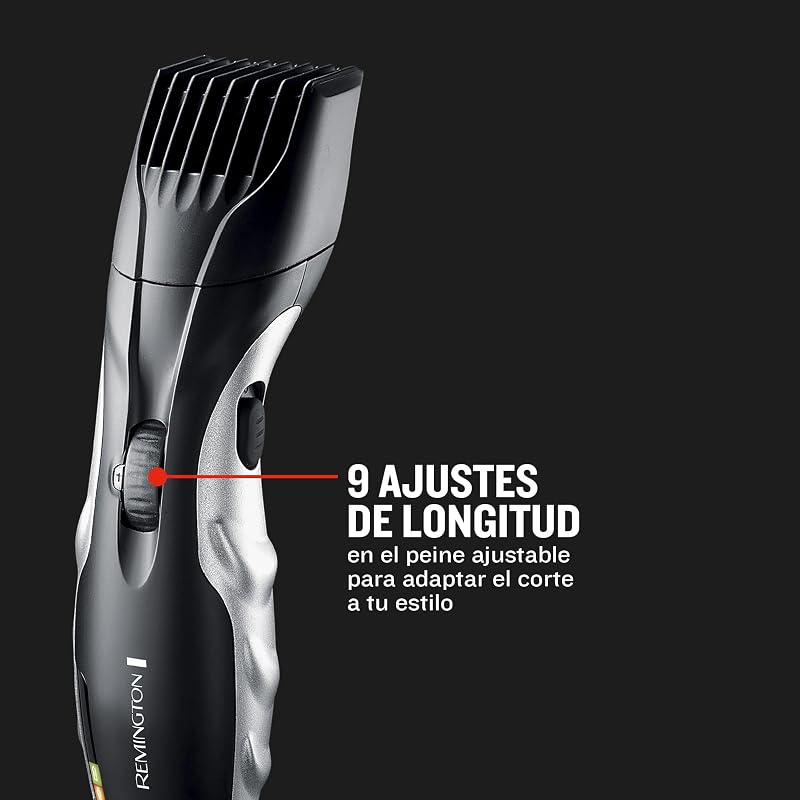 Recortadora de Barba Ceramic Beard, Barbero con Cable e Inalámbrico, Cuchillas Cerámica, 9 Ajustes de Longitud, Rueda Zoom Ajuste de Longitud, 40 min Autonomía, Indicador Carga, MB320C