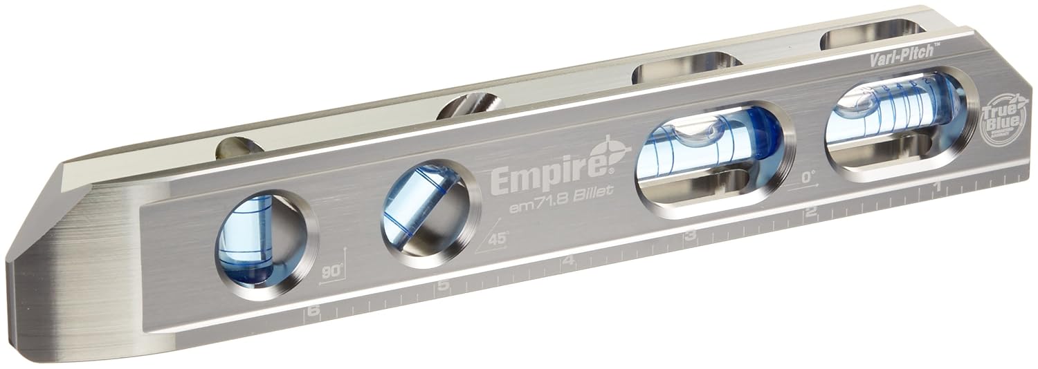 EMPIRE EM71.8 Professional True Blue Magnetic Box Level, 8
