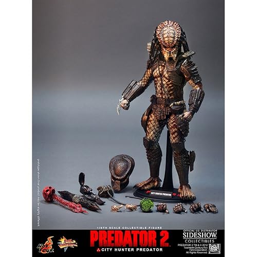 Hot Toys Predator 2 Movie Masterpiece City Hunter Predator
