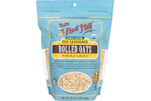 Bob's Red Mill Organic Oats Rolled Regular, 16 Ounce