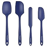 Culinary Couture 4-Piece Blue Baking Spatula Set