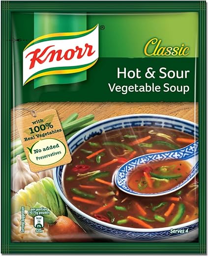 Knorr Hot and Sour Veg Soup Pouch, 43g