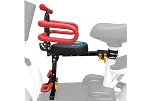 GLDYTIMES Child Seat with Backrest Armrest Fence Guadrail for Electric Scooter with Seat, Kid Seat Suitable for Electric Bicycle, Mobility Scooter, Moped Scooter Bike Comfortable Seat for 2-6 Child