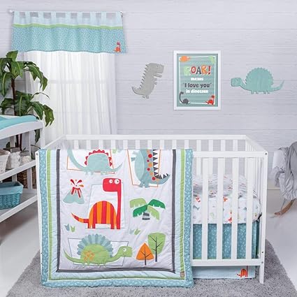 Boy Dinosaur Crib Bedding
