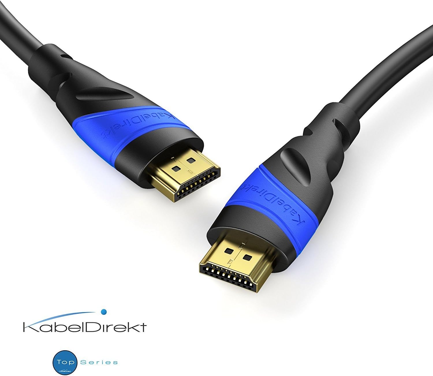 KabelDirekt 4K HDMI Cable with Full Metal Connectors - 6 feet - supports all available features (4K@60Hz, Ultra HD 3D, 1080p Full HD, ARC, High Speed with Ethernet & perfect for PS4, XBOX & HDTV): Home Audio & Theater