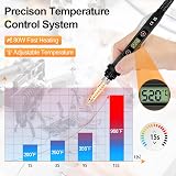 Beizkna 80W Soldering Iron Kit LCD Temp 180-520°C 13 in 1 Soldering Tool view 3