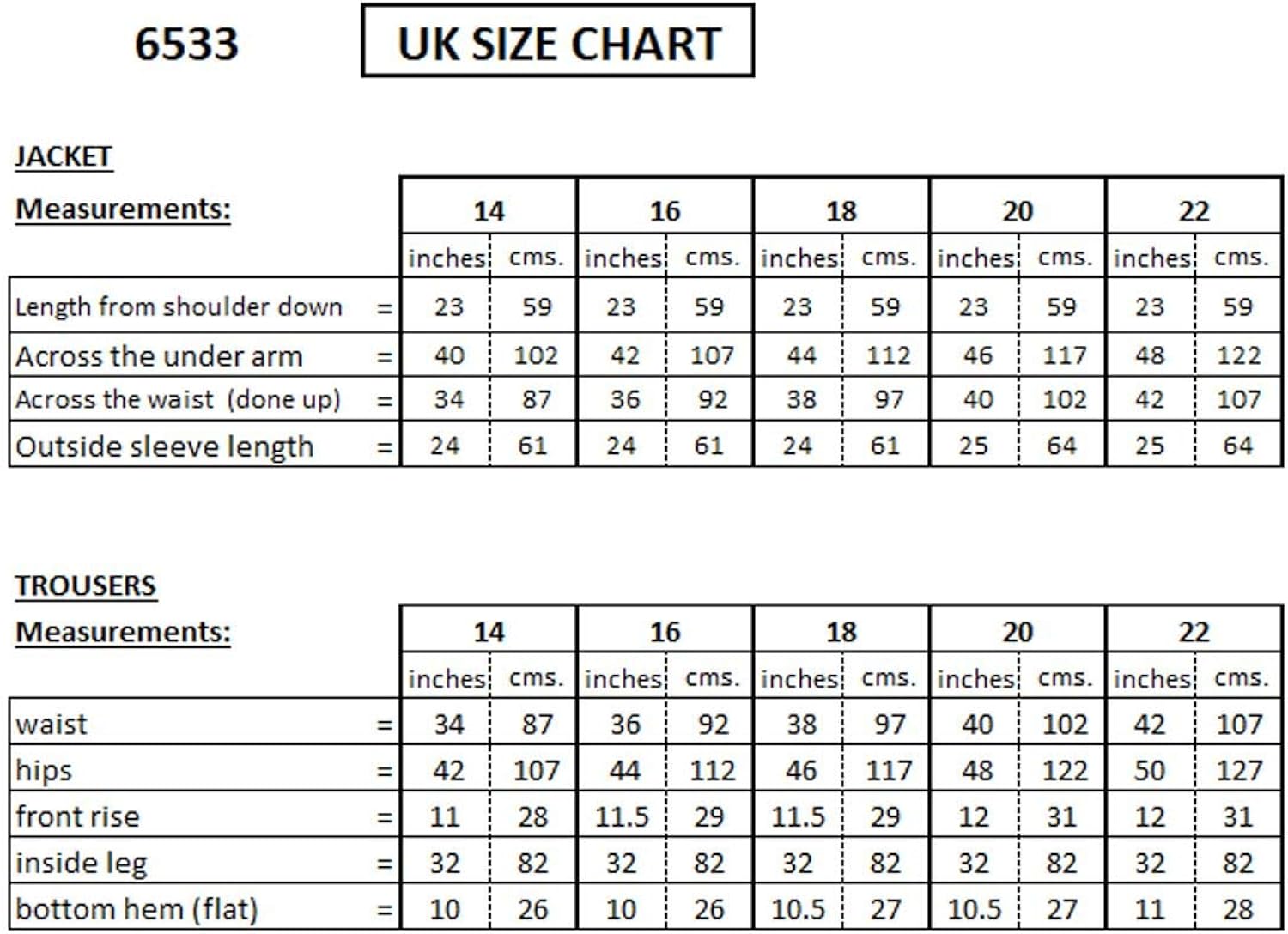 ladies trouser suits size 22