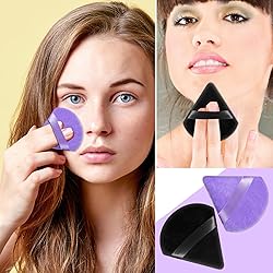 Pimoys 6 Pieces Powder Puff Face Soft Triangle for