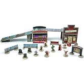 Modiphius Fallout: Factions - Tokens &amp; Terrain Pack 1 for Tabletop RPG | Includes 3 Punch-Out Terrain Sheets, 86 Game Tokens &amp; Instruction Booklet. Compatible with Nuka-World Starter Set