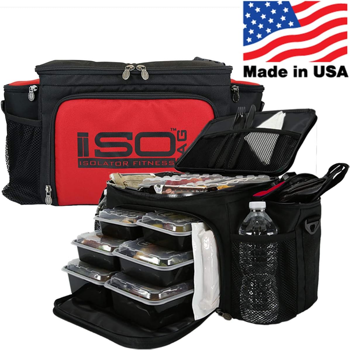 2nd Gen Isobag 6 Meal Red/Black by Isolator Fitness: Amazon.es: Hogar