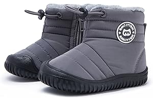 BMCiTYBM Toddler Baby Snow Boots Winter Shoes Boys Girls Cold Weather Baby Faux Fur Shoes