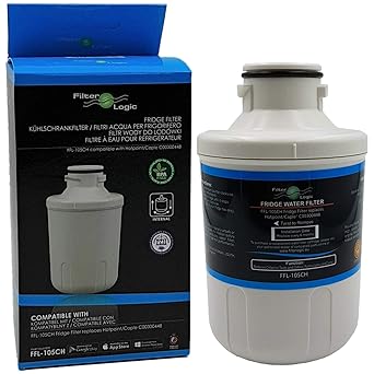 FilterLogic FFL-105CH interner Wasserfilter ersetzt Microfilter MFCMG14211FR / MFCMG14211F für Hanseatic Kühlschrank Nr. 6670