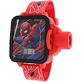 Spider-Man Projector LCD Watch - Red (SPD4754AC)
