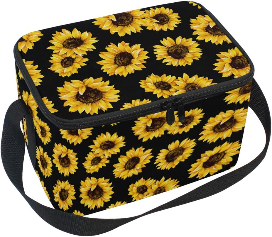 sunflower lunch bag