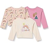 Amazon Essentials Girls and Toddlers' Long Sleeve T Shirts