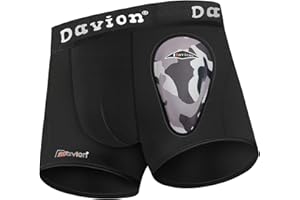 Davion Youth Boys Baseball Cup Underwear With Soft Protctive Athletic Cup for Baseball, Football Lacrosse