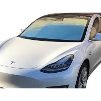 Amazon.com: Heatshield, The Original Windshield Sun Shade, Custom-Fit for  Tesla 3 Sedan 2018, 2019, 2020, 2021, 2022, 2023, 2024 Silver Series :  Automotive