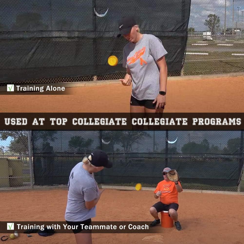 Spin Right Softball Spinner Fastpitch for Pitcher Overhand Thrower Training Aid Equipment, Perfect for Pitching & Throwing, Used at Top Collegiate Programs, 1 Pack : Sports & Outdoors