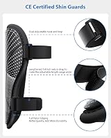 AirsFish CE Shin Pads Boys Kids Football Shin Guards Breathable Non Slip view 3