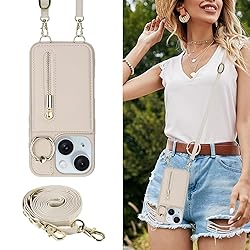 Jcxtrombulous Crossbody Wallet Case for iPhone 15