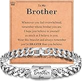 Cuban Bracelet Stainless Steel Bracelet Gifts for Son Grandson Nephew Brother Dad Husband Uncle Grandpa Boyfriend, Easter Graduation Christmas Valentines Fathers Day Birthday Gifts for Boys Him Men