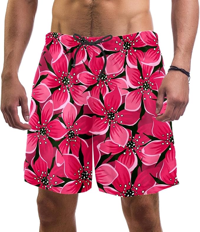 Ahegao Herren Badehose - 3D Druck Design, Schnelltrocknend Mit Netzfutter