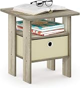 Furinno Andre y Side Table End Table Night Stand Sonoma Oak 39.4cm view 4